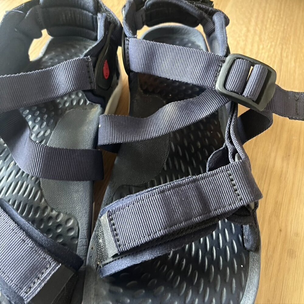 ** Teva men's navy blue sport sandals Sz 11 fabric - Picture 7 of 10